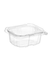 SP16 - Safety Pak 16 oz  Tamper-Evident Clear PET Plastic Rectangular Container